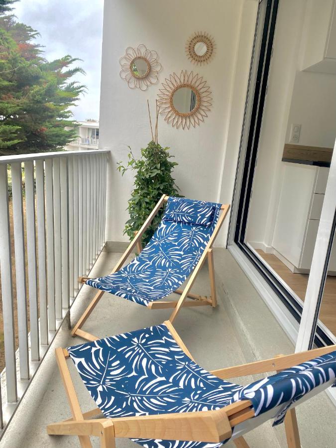 Appartement Residence Le Goulvars-Plage Du Goviro Quiberon Exterior foto